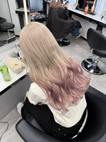 ジンクス(ZYNX)&nbsp;ブロンド×ピンクグラデーション