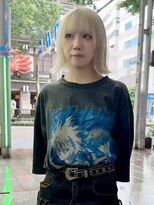 ネハス 栄(nehus.) 学割ブリーチハイライト髪質改善ダブルカラーレイヤーカット