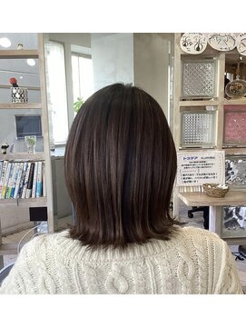 アシャ ヘアー ソリューション 神戸店(asha hair solution) イメチェン/ピンクベージュ/アンブレラカラー/前髪/摂津本山