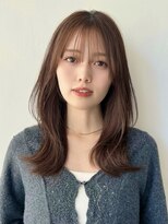 ハニーシブヤ(HONEY shibuya)&nbsp;レイヤーカット/イメチェン/ベージュブラウン/脱白髪染め2