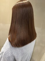 ベルベットヘア 千早店(Velvet hair)&nbsp;髪質改善カラー×明るめグレーベージュ【みつ】