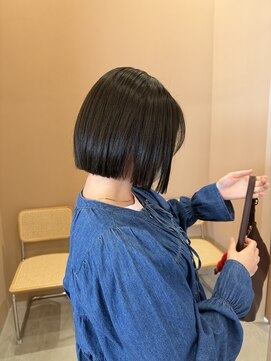 ジジ インターパーク 宇都宮(Gigi) オリーブカラー/透明感カラー/ボブ/インターパーク