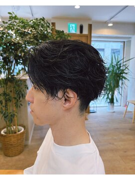 サク 田町芝浦(Sac.) 齊藤豪 癖毛ラフセンターパート