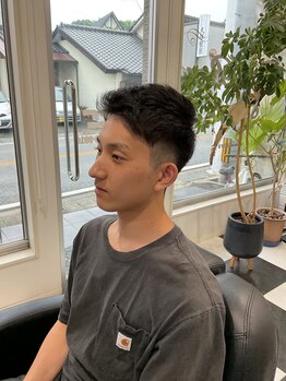バーバーショップ ヘアーライフ アン(Barber Shop HairLife An)の写真/早朝OKで忙しい朝も楽々!夏にオススメメンズスタイルで爽やかメンズショートカット