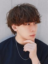 メンズフィール 南森町(MENS FEEL)&nbsp;波巻きツイストスパイラル/リバースセンターパート/南森町