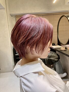 クロワ(croix) クールショート×ワインレッドカラー
