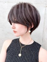 ロンドホットリップ 立川(Lond hot lip) ナチュラルショート/ショートボブ/顔周り/30代40代50代