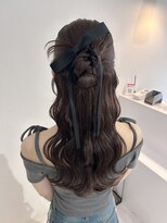 ランリ 名古屋名駅(ranri)&nbsp;ハーフアップ/カチモリ/結婚式/お呼ばれヘア/名古屋ヘアセット