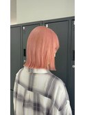 万代ケアブリーチカラーダブルカラー顔まわりレイヤーカット韓国