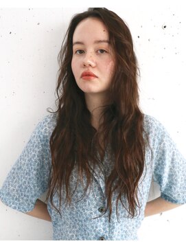 オーサム(AWESOME) 《AWESOME》とろみ アッシュカラー◎ウェーブロング