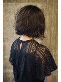 アッシュグレージュボブ