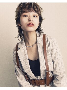 ヘアーアンドアトリエ マール(Hair&Atelier Marl) 【Marl】無造作な質感のミディアムウルフヘア♪