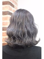 ジウ 上通り(JIU)&nbsp;20代30代40代×ナチュラル×小顔×切りっぱなしダークグレージュ