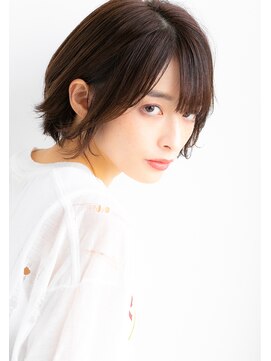 ヌーン ヘアメイク プラス ハッピータイムズ(NOON hair make+happy times) 耳かけ☆透明感イルミナアッシュベージュ 中野ヌーンstyle74