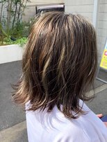 タイズ(ties) 大人かわいい無造作カール☆外ハネ×ふんわり愛されミディ