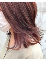 ゴットイール(GOTTO eel)&nbsp;ミディアムレイヤー×イヤリングカラー×ピンク