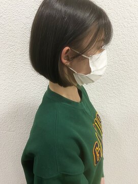 ネオリーブカップ 町田店(Neolive capu) 前下がりボブ ＊ イヤリングカラー