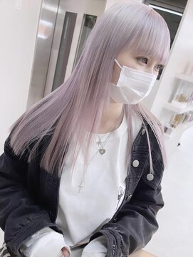 ペレ 渋谷(PELE) R10_ホワイトパープル ブリーチ2回~