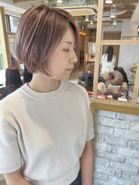 カルテット(Quartett) 【Quartett】ピンクベージュバレイヤージュダブルカラー