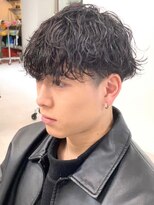 ウェイビーエフティフィフス 横浜西口(WAVEY ft.fifth)&nbsp;ツイストスパイラルパーマ波巻きスパイラル刈り上げマッシュ