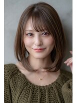 ドットハリス(.Hallis)&nbsp;大人可愛い前髪/ミディアム/ボブ/20代30代/原宿/表参道