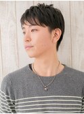 シックに決める！ナチュラルくせ毛小顔ショートE戸頭