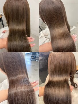 フォンズ(FONS) うるうる艶カラー＊表参道ベージュミルクティーブリーチなし