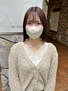 ビーハイブ 仙台駅前店(Behive) ピンクブラウン×ボブ