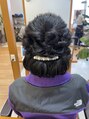 アグ ヘアー カルデ むつ2号(Agu hair calde)&nbsp;ヘアセットも大好きです♪特にお祭り系の派手めが得意です！