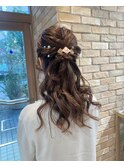 【お呼ばれ 結婚式ヘアセット ハーフアップ】三鷹/吉祥寺