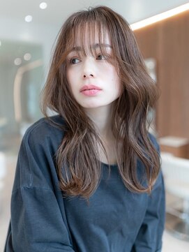 イオ 本厚木(io) 大人かわいいくびれレイヤーシースルーバング似合わせイメチェン