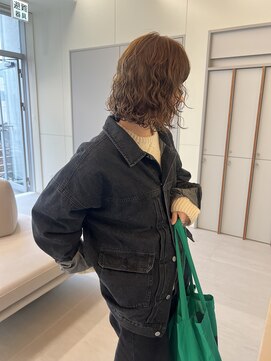 ローレンアオ(LOREN AO) ダブルカラー/ベージュカラー/オリーブ/マロンベージュ/