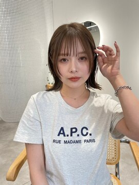アンバー 池袋(amber) 切りっぱなしボブ/前髪/ウェットヘア[池袋駅]