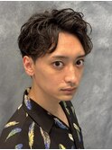 メンズショート×ソフトツイストスパイラル
