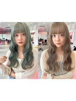 高い技術が好評◎バリエーション豊富なテクニックでトレンドカラーをご提案♪あなたのなりたいを叶えます！