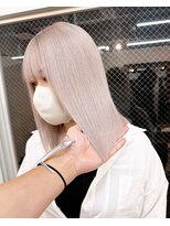 ラニヘアサロン(lani hair salon)&nbsp;ホワイトカラー/ホワイトミルクティー/ハイトーン【大名/天神】