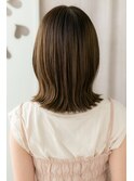 大人可愛い艶感くびれヘアミディアムウルフカットZ志木20代30代