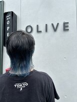オリーブ(OLIVE)&nbsp;ハイレイヤー×インナーライトブルー