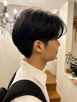 アライフ メンズセンター分けマッシュカット
