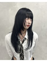 シャギーレイヤーウルフカット