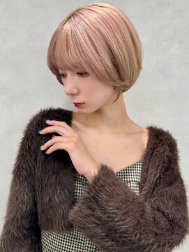 アッシュ 中野店(Ash) イメチェン/似合わせカット/フルバング/レッドブラウン/中野