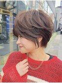 前髪カタログ/イメチェンスタイル／ウェーブパーマ/こなれミディ