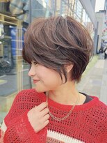 ビューナゴヤ 名駅(VIEW NAGOYA)&nbsp;前髪カタログ/イメチェンスタイル／ウェーブパーマ/こなれミディ