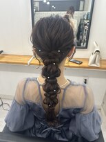 ジゼル 宗像(GiseL)&nbsp;編み下ろし / お呼ばれヘアセット / HiROEヘアセット