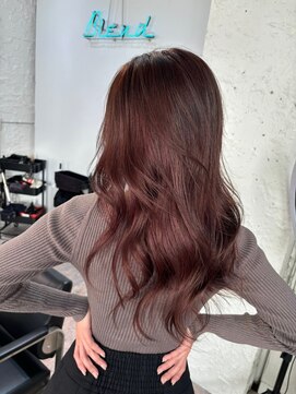 ブレンド 渋谷(BLend) 前髪顔まわりイメチェンホワイトブロンド外ハネボブ美髪