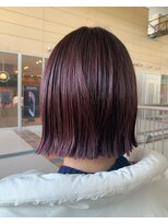 スリーバイエイム(03 eim)&nbsp;ボルドー×パツっとボブ