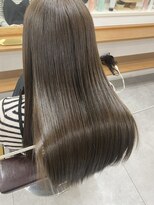 ランプ(Lamp) くびレイヤーグレーベージュニュアンスカラー白髪染め白髪ぼかし