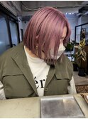 【札幌白石】ミニボブ/トリプルカラー/ダブルカラー/ピンク