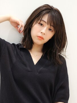 マイラ 銀座(myla) 小顔前髪外ハネボブイメチェンワイドバング美髪ホワイトブロンド