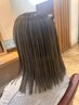 ブリーチなしＷカラー♪ダメージ褪色対策カラー